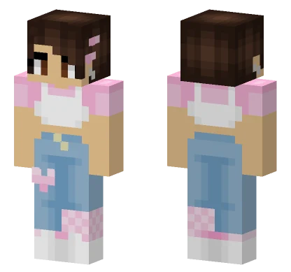Baby Blue Outfit Minecraft skin