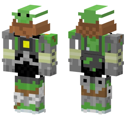 Baby Yoda Mech Minecraft skin