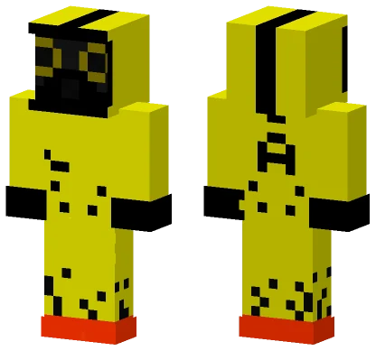 Backroom Async Hazmat Minecraft skin