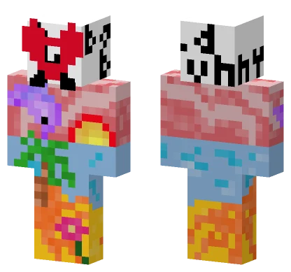 Bad Bunny Summer Minecraft skin