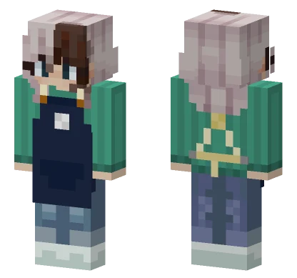 Bagi Con Delantal Minecraft skin