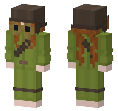 Bailey 3 Green Outfit Minecraft skin