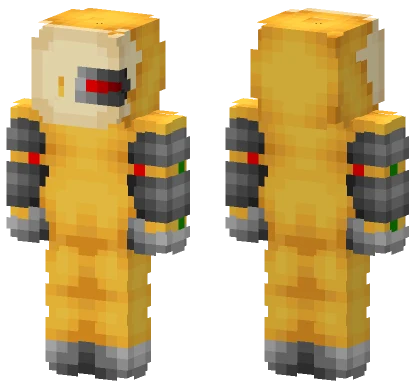 Banana Robot Commission Minecraft skin