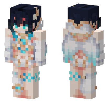 Barbatos Genshin Impact Minecraft skin