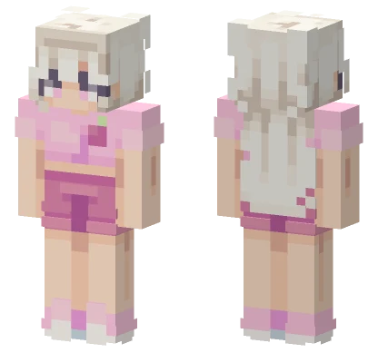 Barbie Girl Pink Outfit Minecraft skin