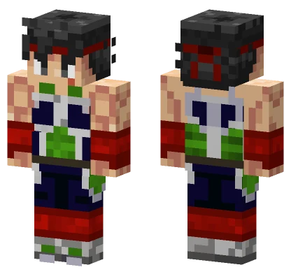 Bardock2 DBZ Minecraft skin