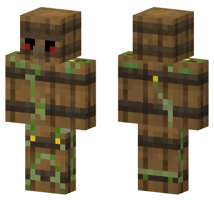 Barrel Golem Close Minecraft skin