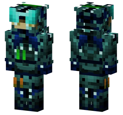 Barret Team E Member Assaulter Miguel Vandal Tihua Minecraft skin