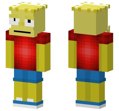Bart Simpson Minecraft skin