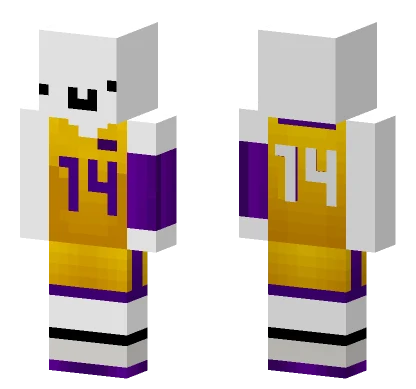 Basketball Jersey Minecraft skin