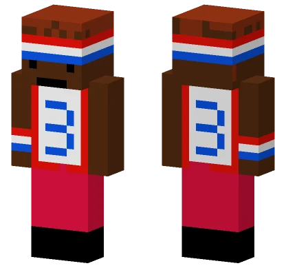Baskitball Guy Minecraft skin