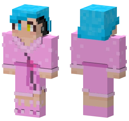 Batapijama Pink Pajamas Minecraft skin