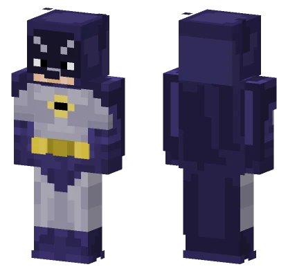 Batman 1966 Minecraft skin