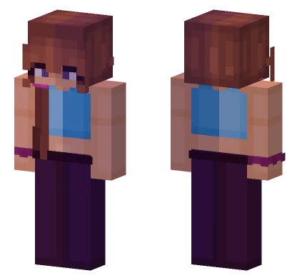 Beach Sand Girl Minecraft skin