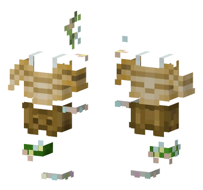 Beach Summer Base Floral Accents Minecraft skin