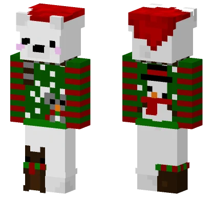 Bear Bear Snow Minecraft skin