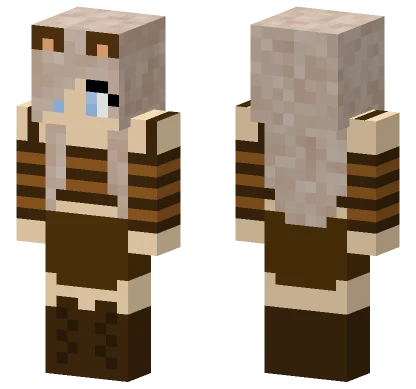 Bear Girl Minecraft skin