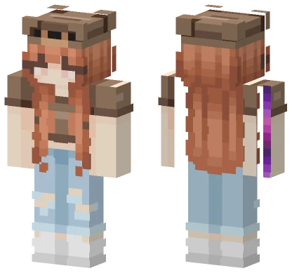 Bear Girl VI Minecraft skin