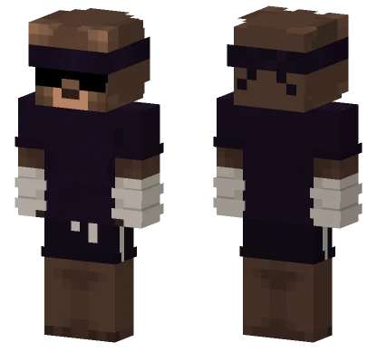 Bear Sunglasses Minecraft skin