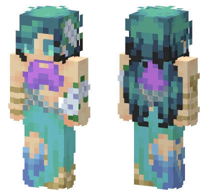 Beautiful Sea Dance Minecraft skin