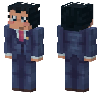 Bebeh In Suit Minecraft skin