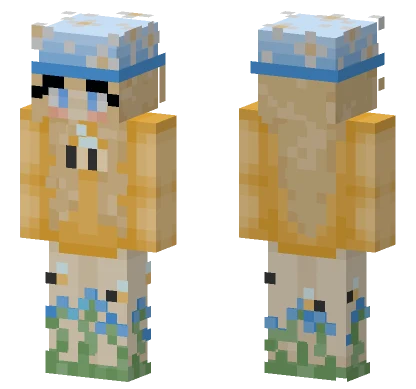 Bee Girl Minecraft skin