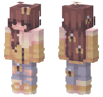 Bee Girl Minecraft skin