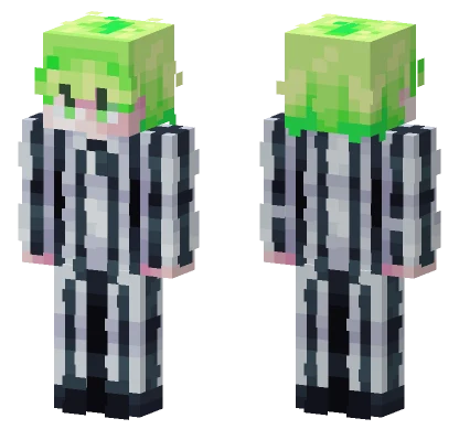Beetlejuice Skintober Minecraft skin