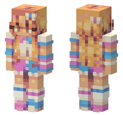Belle Trans Visibility Day Minecraft skin