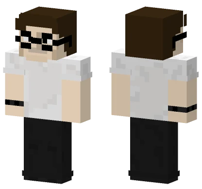 Bemzo 5 Glasses Minecraft skin