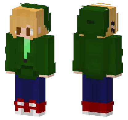 Ben2 Green Outfit Minecraft skin