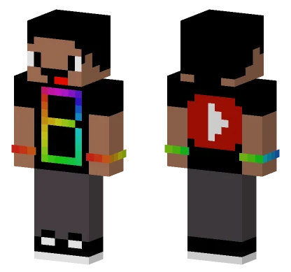Benzy Youtube Edition Minecraft skin