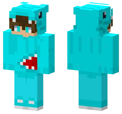 Beonek Shark Pajamas Minecraft skin