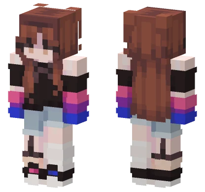Bi Cycle Rare Skin Persona Minecraft skin