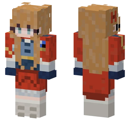 Bia Genshin OC Minecraft skin