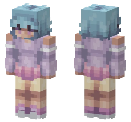 Bigenderflux Pride Skin Minecraft skin