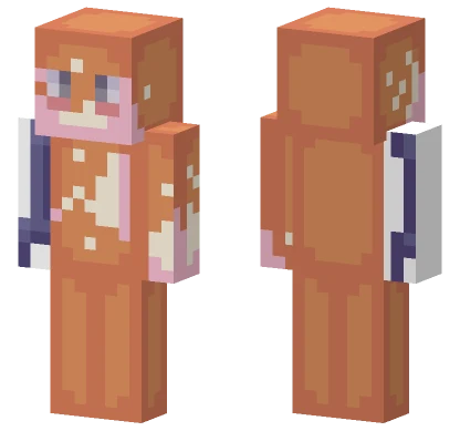 Bionic Arm Vitilic Tan Base Minecraft skin