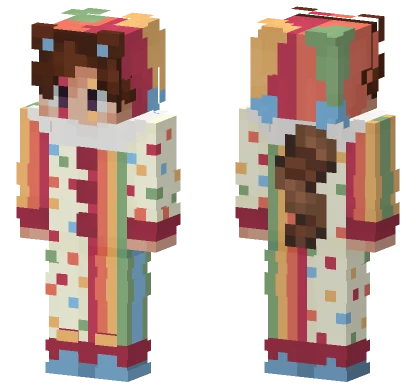 Birthday Cake Jester Minecraft skin