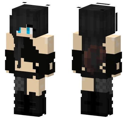 Bèjmaksi Black Outfit Minecraft skin