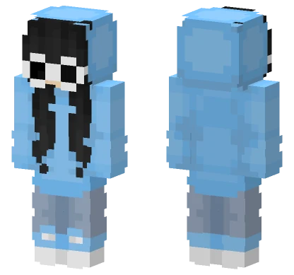 Béjmaksi Blue Outfit Minecraft skin