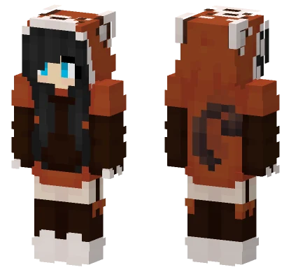 Béjmaksi Fox Girl Minecraft skin
