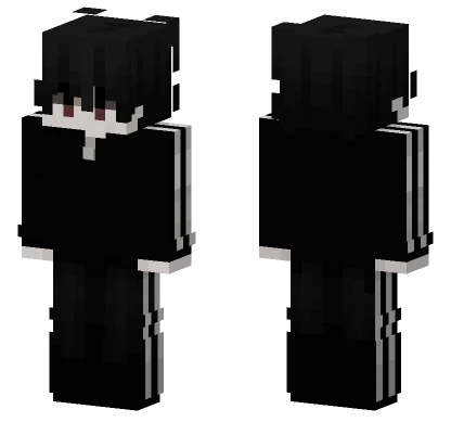 Black Adidas Outfit Minecraft skin