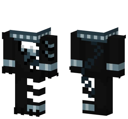 Black and Blue Outfit Minecraft skin