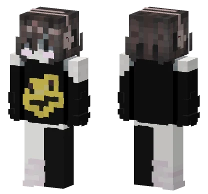 Black And Gold Suit Minecraft skin