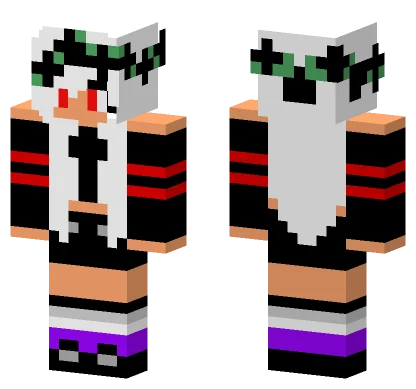 Black And Red Outfit Minecraft skin