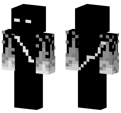 Black And White Cloud Minecraft skin