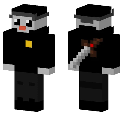 Black And White Mage Minecraft skin