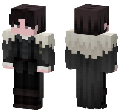 Black And White Outfit Minecraft skin
