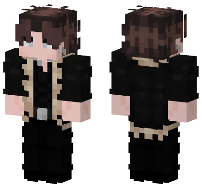 Black And White Outfit Minecraft skin