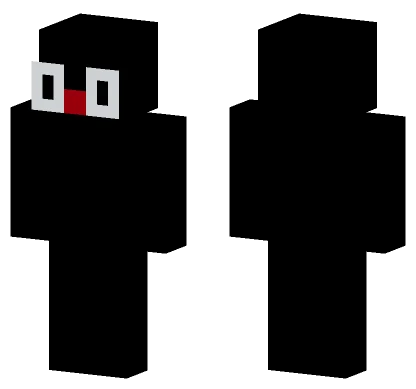 Black and White Panda Minecraft skin